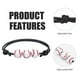 thumbnail image 4 of 12 Uds pulsera de pelota deportiva béisbol tenis baloncesto Rugby pulseras de cuentas cordón de cera ajustable pulseras de pelota deportiva inspiradoras, 4 of 7