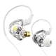 thumbnail image 4 of Inteprter Auriculares con cable portátiles de 1,2 m, Cable de fibra colorido, auriculares HiFi para escuchar música, ver vídeos, ver llamadas de voz, Cables de audio/vídeo Blanco, 4 of 6