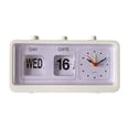 thumbnail image 2 of Reloj de escritorio con calendario, reloj despertador de mesa de escritorio Reloj despertador con calendario manual Reloj despertador con calendario de salto Funciones mejoradas, 2 of 8