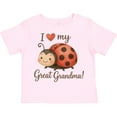 thumbnail image 3 of Inktastic I Love My Great Grandma Ladybug Boys or Girls Toddler T-Shirt, 3 of 5