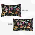 thumbnail image 4 of EasygdpBright Mushrooms Polyester Fiber Double-Sided Pillowcase,Super Soft,Comfortable And Luxurious Pillowcase,Not Easy To Break Or Deform- 14"X20", 4 of 9