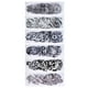 thumbnail image 3 of Pegatinas de tatuaje temporal, 6 piezas de tatuajes para brazo completo, pegatinas de tatuajes para brazo completo, tatuajes temporales, características de vanguardia, 3 of 14