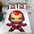 thumbnail image 4 of Iron Man Themed Bed Sheet Set Three Piece Set 53x79 Inches Comfortable And Skin Friendly Unique Design Creating A Star Studded Night, 4 of 6