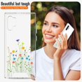 thumbnail image 5 of Case for Samsung Galaxy Note 10 Plus, Hard PC Back & Soft TPU Frame, Clear Floral Designed Non-Slip Thin Protective Note 10+ Plus 5G Case for Women Girls (Wildflower), 5 of 13
