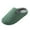 Green, variant on Women's Men's Fuzzy Slippers with Fleece Lined Cozy Warm Rubble Sole Non Slip Memory Foam House Shoes for Guest Spa