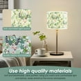 thumbnail image 4 of 2Pcs Floral Lampshade Soft Cloth Printed Lampshade Decorative Printed Lamp Shade Removable Medium Drum Lamp Shade Fresh Floral Table Lamp Shade for Home Bedroom, 4 of 10