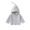 thumbnail image 2 of Cowsor Boys Girls Hoodies Cotton Long Sleeve Solid Hoodie Sweatershirt Preppy Cute Soft Pullover, 2 of 6