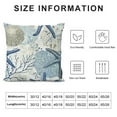 thumbnail image 5 of Shiartex  Nautical Coastal Pillow Covers Multi Size Beach Ocean Themed Decorative Couch Pillow Cases Starfish Seashell Throw Pillows Home Decor for Living Room Bedroom Bed Cushion Outdoor, 5 of 5