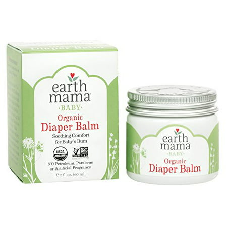 Organic Diaper Balm 2 oz 60ml Balm (Best Natural Diaper Rash Cream)