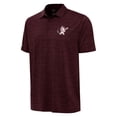 thumbnail image 2 of Men's Antigua Heather Maroon Mississippi State Bulldogs Layout Swinging Bully Polo, 2 of 3