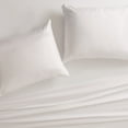 thumbnail image 3 of College Dorm Sheet Set in White, Twin XL Size, Solid White, Soft Microfiber, Deep Pockets, by Dawn, 3 of 4