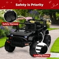 thumbnail image 5 of Sakiyrr 12V Powered Ride on Truck Car with Parent Remote Control, 3-Speed Electric Vehicle with LED Lights, Music Player, 5 of 8