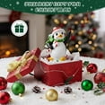 thumbnail image 6 of Ayieyill Christmas Penguin Stocking Holder, Resin Stocking Holders for Mantle Christmas Decorations, 6 of 7