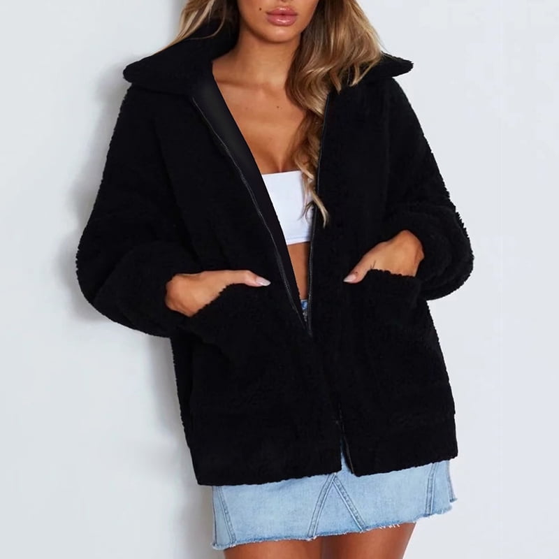 Anself Women Winter Warm Thick Coat Outdoor Hood Parka Long Jacket with Pockets