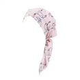 thumbnail image 4 of JAHH Womens Summer Printing Drape Headscarf Cap Ethnic Wind Binding Hair Protection Headwear Elastic Turbans for Women Long Hair Head Scarf Headwraps Cancer Printing Hat, 4 of 7
