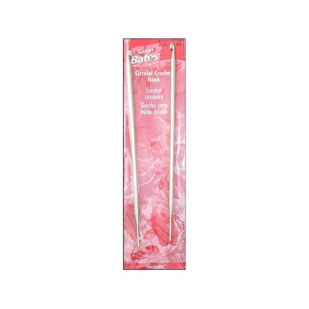 Bates Silvalume Circular Crochet Hook K