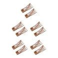 thumbnail image 2 of fastboy Hair Ornaments Sturdy Simple Styling Tools Side Clip Snap Fastener Clip Coffee 5Set, 2 of 6