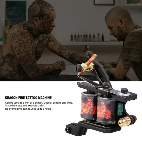 Tattoo Machine,Professional 10 Warp Coil Liner Shader Tattoo Machine Tattoo Gun Professionally Tested