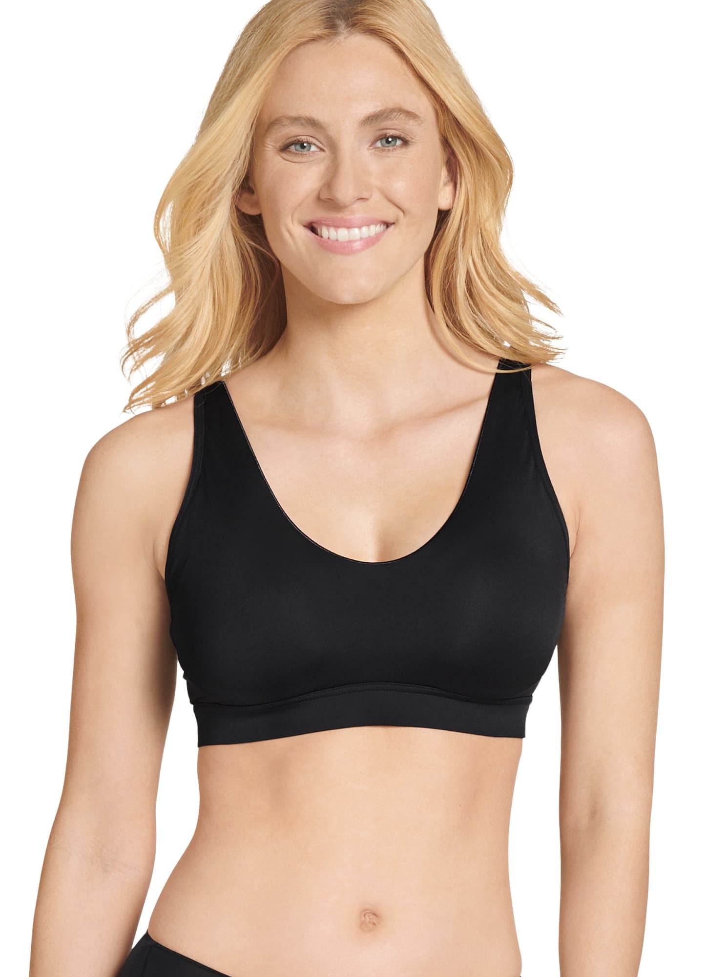 Jockey Women's Forever Fit Supersoft Modal V-Neck Lightly Lined Bra 