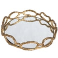 thumbnail image 4 of Uttermost Cable Transitional Cast Iron Chain Mirrored Tray in Silver, 4 of 7