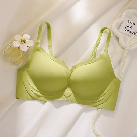 

2023 Summer Savings! Bras for Womens loopsun Women Bras Comfortable Breathable Anti-exhaust Base Solid Non-Steel Ring Non-Magnetic Buckle Beauty Back Underwear