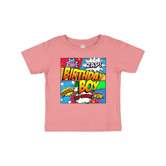 Inktastic Birthday Boy Comic Book Boys Baby T-Shirt