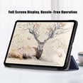 thumbnail image 4 of elitegadget Case for iPad Air 11-inch M2 (2024) / iPad Air 5th 10.9 Inch Tablet - Slim Lightweight Trifold Shell Stand Cover Case (Navy Blue), 4 of 5
