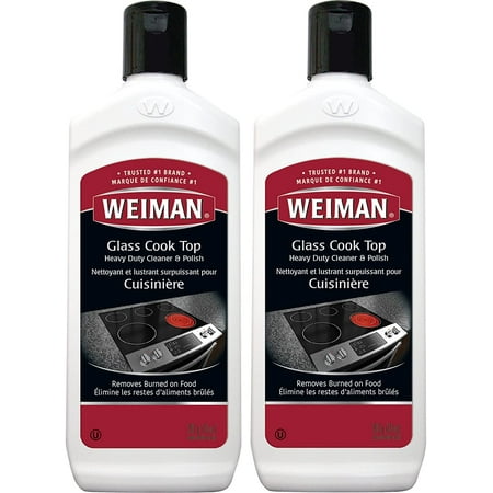 Weiman Glass Cooktop Cleaner & Polish - 2 Pack, 10oz - Wont harm your