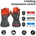 thumbnail image 4 of Savior Heat 2024 Upgraded Men's Motorcycle Gloves ,Rechargeable Bluetooth Heated Gloves with Goatskin Leather,Waterproof, 4 of 9
