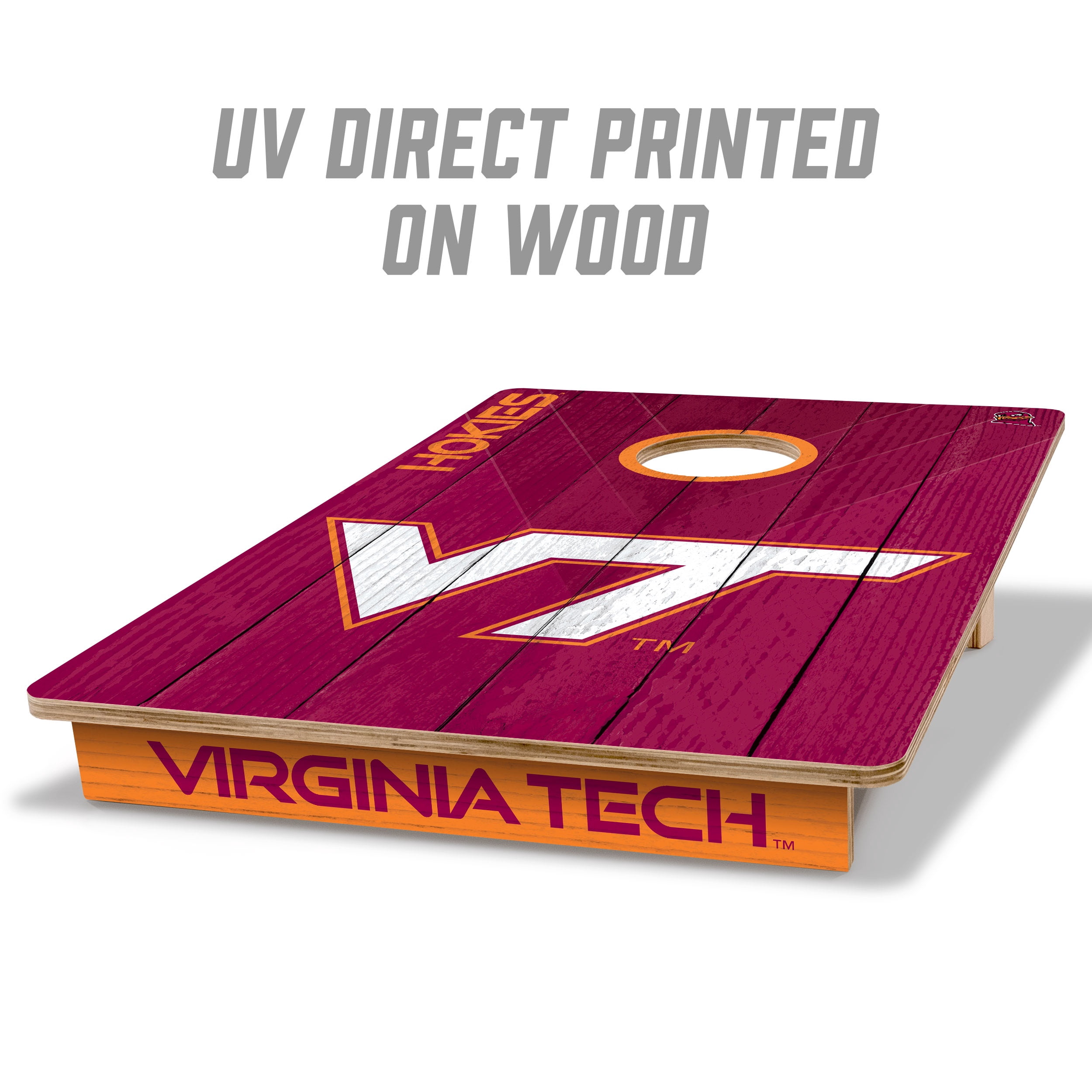 YouTheFan NCAA Virginia Tech Hokies 2' x 3' Cornhole Game No Bags