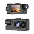 thumbnail image 3 of 3 in 1 Dual Lens HD 1080P Car DVR Dash Cam with Video Recorder & Car Black Box, Front and Inside Cars Camara para Autos Frontal e Interior, Night Vision, 3 of 4