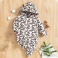 thumbnail image 2 of Byoo Newborn Boys Outfit Set Cartoon Animal Graphic Hooded Long Sleeve Romper Comfortable Clothing Set Soft Jumpsuit Sleeping, 2 of 3