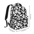 thumbnail image 2 of Defioc Seamless Pattern Cute Panda Pattern Laptop Backpack,Travel Backpack Outdoor Activities Bag Daypack for Travel Hiking Shopping Daily, 2 of 4