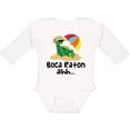thumbnail image 3 of Inktastic Boca Raton Florida Girls Long Sleeve Baby Bodysuit, 3 of 5