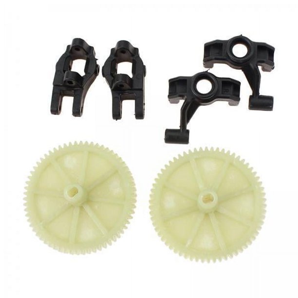 Piezas de repuesto de coches RC,Repuestos de coches RC 1/12 Copa de dirección de plástico,1:12 RC Car C Seat Reduction Gear Accesorios de bricolaje,Protector de soporte de montaje Piezas de