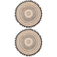 thumbnail image 4 of OUSITAID 2 pcs  Creative Placemat Household Decorative Teacup Mat Anti-scalding Pad, 4 of 6