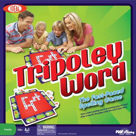 POOF Slinky Ideal Tripoley Word Spelling Board Game POOF Slinky Ideal Tripoley Word Spelling Board Game