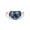 Black Vermeil, variant on Lab Alexandrite Sterling Silver Engagement and Promise Ring - June Birthstone Anniversary Jewelry for Men Silver 9