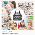 thumbnail image 3 of Lafuoo Husky Pattern Insulated Lunch Bag, Adjustable Shoulder Strap Handheld Crossbody Waterproof Lunch Bag, Unisex-One Size, 3 of 7