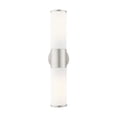 thumbnail image 3 of Livex Lighting Lindale 2-Light Metal/Glass Vanity ADA Sconce in Brushed Nickel, 3 of 13
