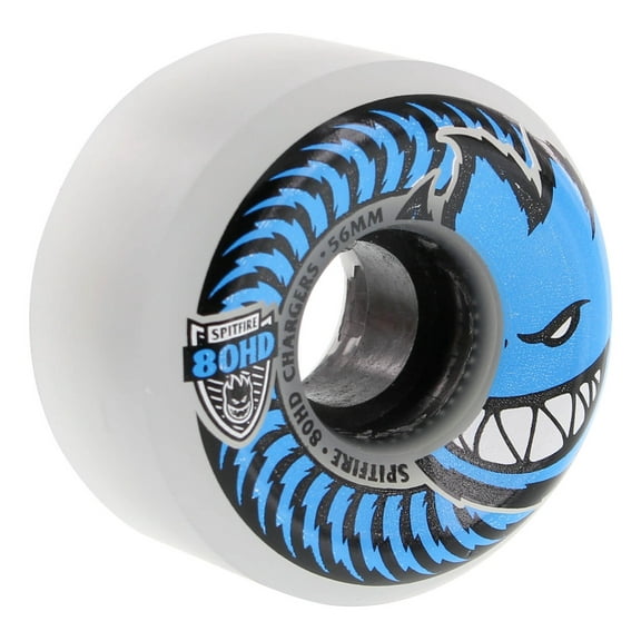 Spitfire 80Hd Charger Classic Full Skateboard Wheels 80a 56mm Clear/Blue