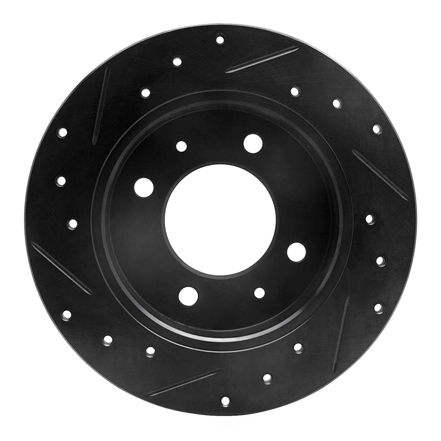 Dynamic Friction Company 633-03010R DFC Brake Rotor - Drilled And Slotted - Black