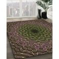 thumbnail image 2 of Ahgly Company Indoor Square Patterned Purple Lily Purple Area Rugs, 5' Square, 2 of 6