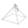 thumbnail image 1 of lionlar 8 " Crystal Pyramid Singing Bowl with Mallets Set, Transparent, Children, 1 of 7