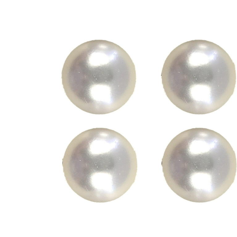 le boutons.。.:♡* ~ perle ~ Le Bouton LaMode Pearl Shank Buttons 4 Pack - Walmart.com