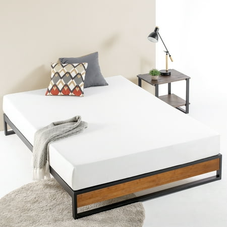Zinus Good Design Winner Suzanne 10 Bamboo and Metal Platform Bed Queen