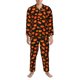 thumbnail image 3 of Fotbe Pumpkin Fallen Leaves Pijama de Hombre con Estampado de Manga Larga, Conjunto de 2 Piezas, Ropa de Dormir Suave y Cómoda con Bolsillos-XX-Large, 3 of 7