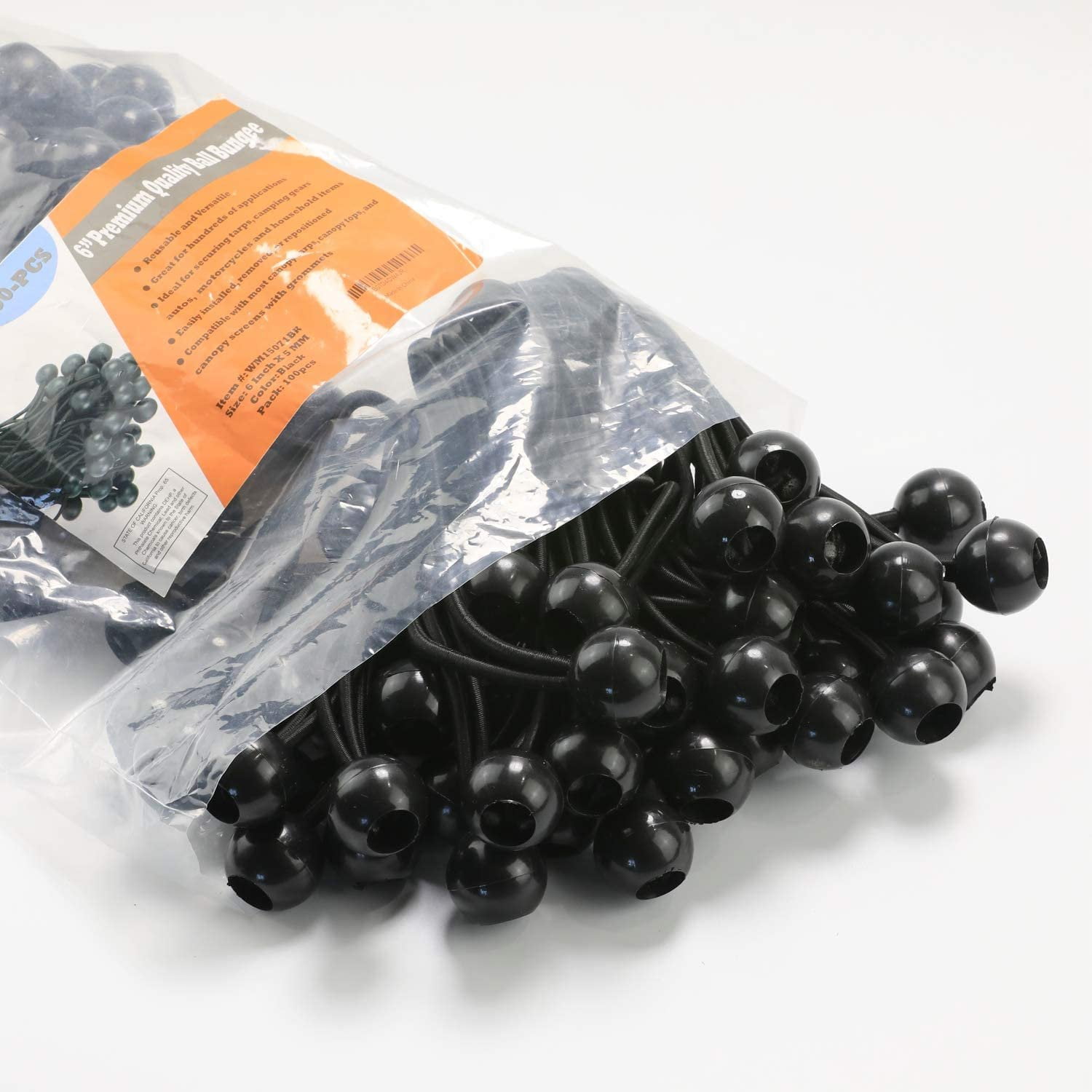 NEW THICK Heavy Duty 9" Ball Bungee Cord 100% Natural Latex 100pc NEW THICK Heavy Duty 9" Ball Bungee Cord 100% Natural Latex 100pc