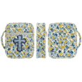 thumbnail image 2 of ZUXONGSY Floral Cross Print Quilted Bible Cover for Women Girls Large Bible Carrying Case with Handles Durable Christian Study Supplies Gifts, 2 of 7