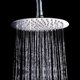 thumbnail image 3 of 2 cabezales de ducha de acero inoxidable 304 para ahorro de agua y cabezal de ducha de alta presión para baño, plateado, 20 cm, TUNC Sencillez, 3 of 3